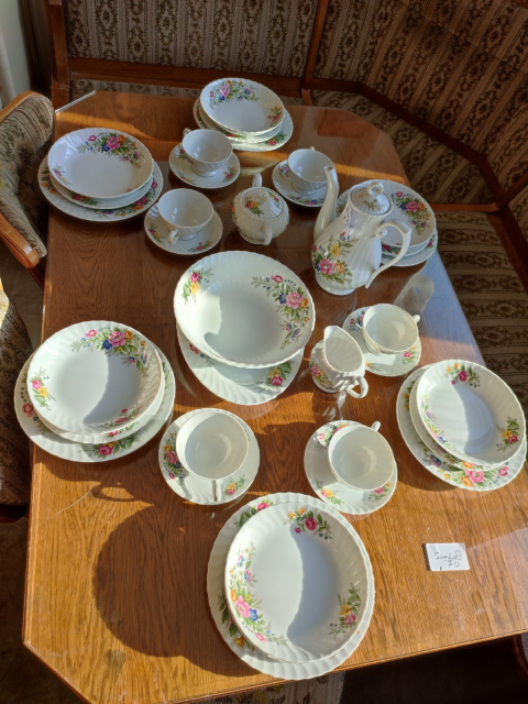 Geschirr, Kaffeegeschirr, weis, Kaffeetasse, 