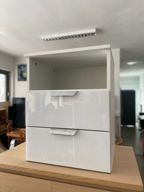 Kasten, Holzkasten, weiss, 