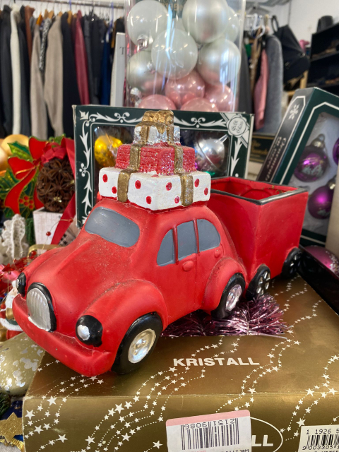 Schmuckkisterl, Auto, rot, 