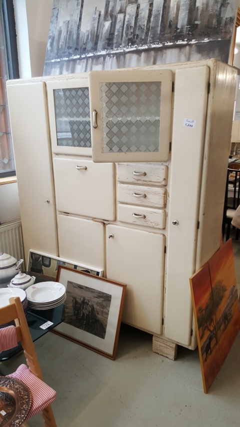 Schrank, Holzschrank, weiss, Wandschrank, 