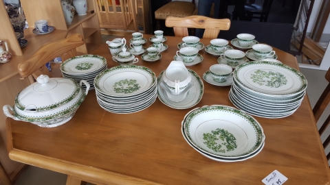 Geschirr, Teller, Fleischteller, Kaffeetasse, 