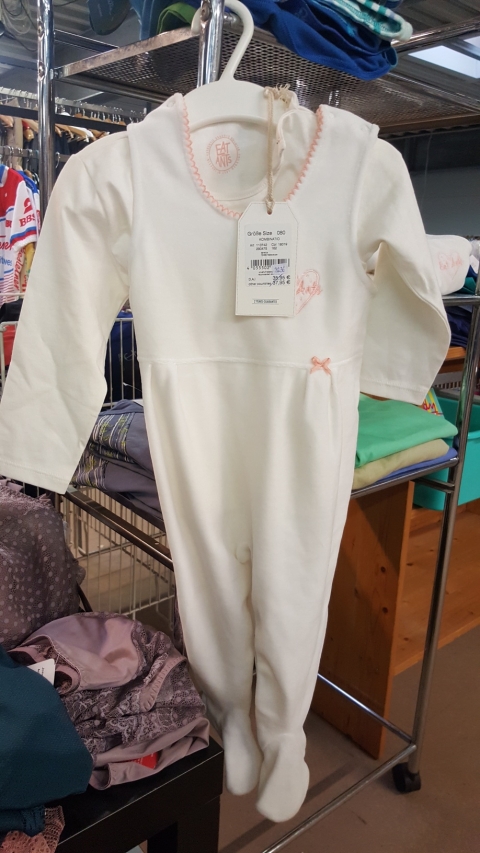 Kinderschlafanzug, weiss, 