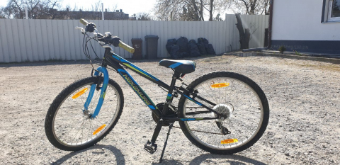 Rad, Mountainbike, blau, Nakamura, 